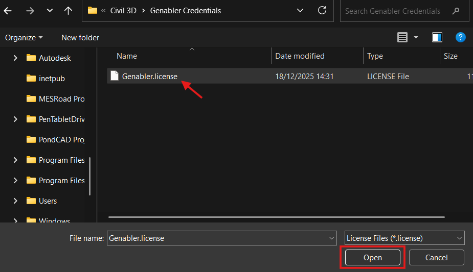 Open Genabler License